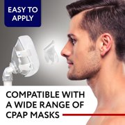 10 Pack Nasal Pads for CPAP Mask - CPAP Nose Pads - CPAP Supplies for CPAP Machine - Sleep Apnea Mask Comfort Pad - Custom Design & Can Be Trimmed to Size - CPAP Cushions for Most Masks