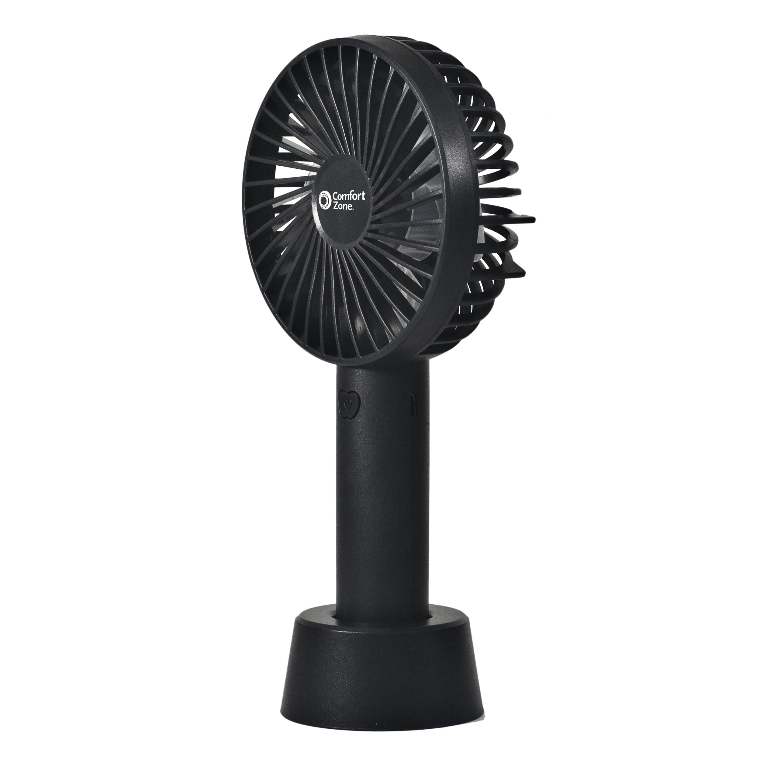 Comfort Zone Handheld Rechargeable Fan Chargeable Lithium Ion Battery
