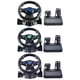 thumbnail image 1 of Controlador de vibración del volante de carreras Volante y pedales de carreras (3 en 1), 1 of 7