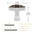 thumbnail image 3 of 4 Pcs Halloween Knobs for Kitchen Cabinet Cupboard Dresser Bookcase Drawer Pulls Handles Round Home Decor, 3 of 5