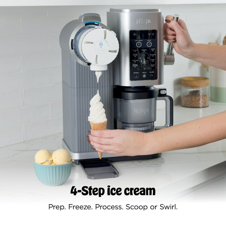 Ninja Advanced Creamy Technologyフードプロセッサ Free Shipping! Ninja Soft Serve Ice Cream Maker with 13 One-Touch