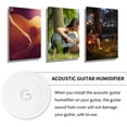 thumbnail image 3 of For Acoustic Guitar Sound Hole Cover Humidifier Hygrometer Guitar Humidifier Guitar Mute Feedback Buster Soundhole Cover Guitar Accessory for Folk Guitar Acoustic Guitar, 3 of 6