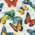 thumbnail image 6 of Patifu Butterflies Pattern Round Tablecloth Stain-Resistant & Washable 100% Polyester Great for Home Kitchen/Parties/Holiday Dinner 38"-42, 6 of 8