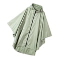 thumbnail image 4 of Poncho impermeable Zulema con Capucha Plegable verde, 4 of 7
