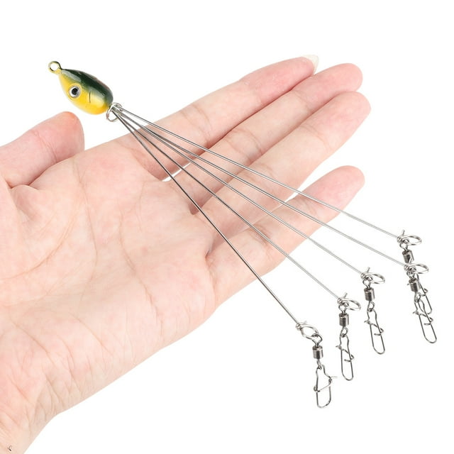 Umbrella Rigs, 1 PCS Durable Metal+Plastic Umbrella Baits, For Wild Fishing Sea Fishing