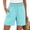 Sky Blue, variant on Women's Summer Sweat Shorts Amboo Hemp Summer Casual Wide Leg Loose High Waist Drawstring Dressy Shorts 2026 Beach Vacation Clothes Shorts Brown,M