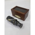 thumbnail image 3 of Brass telescope with glass wooden box 6 inches, 3 of 3