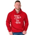 thumbnail image 3 of Roses Are Red Go To Bed Funny Poem Hoodie Hooded Sweatshirt Men Brisco Brands M, 3 of 6