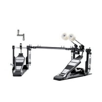 Vaisoeny Double Bass Drum Pedal, Single Chain Double Bass Pedal, Double Kick Pedal for Bass Drum,Drum Set Kit and Electronic Drums (V-FK15)