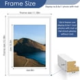 thumbnail image 2 of Juego de 6 marcos de fotos PEALSN blancos de 10 x 14 para pared o mesa, 2 of 7