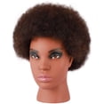 thumbnail image 3 of Cabeza de maniquí Kalyx afroamericana con cabello 100% humano, 3 of 7