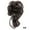 Black Brown, variant on XmhyTop 20CM Messy Bun Hair Piece, Tousled Curly Updo Extension with Elastic Hair Band & Scrunchie for Women, Golden Brown