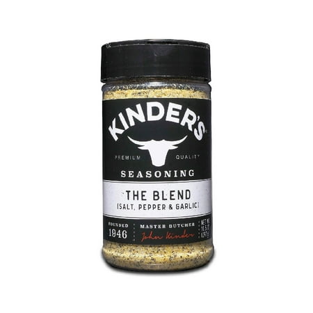 Kinder s The Blend Seasoning Salt Pepper and Garlic (10.5 oz.) 1PK Kinder s The Blend Seasoning Salt Pepper and Garlic (10.5 oz.) 1PK