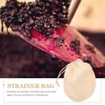 thumbnail image 5 of NUOLUX Bolsa De Malla Para Colar Leche, Café Y Jugos Reutilizable De Beige, 5 of 5