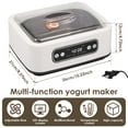 thumbnail image 2 of Digital Yogurt Maker Machine Kit with Display Multipurpose Large Capacity Yogurt Maker with Temperature Control for Your Home, 2 of 13