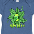 thumbnail image 4 of Inktastic New Bean Cute Sleeping Bean in Leaves and Vines Boys or Girls Baby Bodysuit, 4 of 5