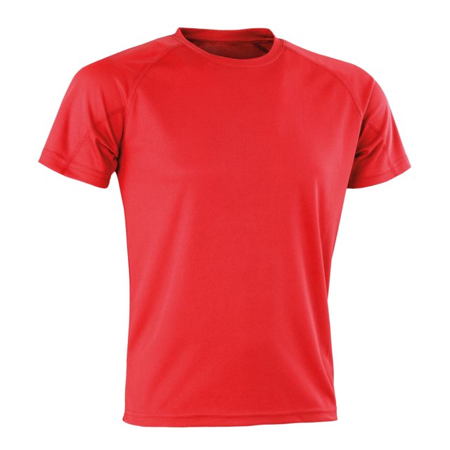 Spiro - Camiseta modelo Aircool para hombre (Rojo)