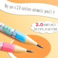 thumbnail image 1 of 3pcs/set, Cartoon Pencil 2.0 Can Replace The Lead Core, Not Easy To Break, Press The Pencil And 1 Box Of Lead Core And 1 Piece Of Eraser, Back To School, School Supplies, Kawaii Stationery, Colors For, 1 of 5