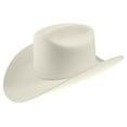 thumbnail image 3 of Men's Western Cowboy Hat El General Texana 50X Horma Julion Color White Wool, 3 of 3