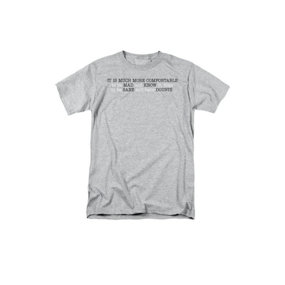 Better To Be Mad And Know It Funny Humorous Crazy Saying Adult T-Shirt