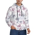 thumbnail image 2 of Sigee Lilies Flowers for Men's Pullover Hoodie Sweatshirts Adult Casual Long Sleeve Sweatshirts ,Sizes S-4XL-X-Large, 2 of 7