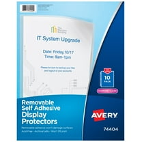 Avery Self-Adhesive Wall and Door Display Protectors, 10ct (74404)