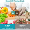 thumbnail image 3 of FUN-LED Refrigerator Light Bulb 60W Equivalent, E26 5W LED Appliance 720Lumens 3000K Warmwhite Fridge Light Bulb, E26 Medium Base Fridge Light Bulbs, Non-Dimmable, AC85-265V, 1 Pack, 3 of 4
