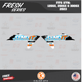thumbnail image 4 of Kalair GFX Graphics Kit for Ktm KTM Enduro 2-Stroke 125XC,250XC and 300XC (2023) Fresh Series, 4 of 5