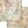 thumbnail image 2 of Stamperia Double-Sided Paper Pad 8"X8" 10/Pkg-Imagine, 10 Designs/1 Each, 2 of 9