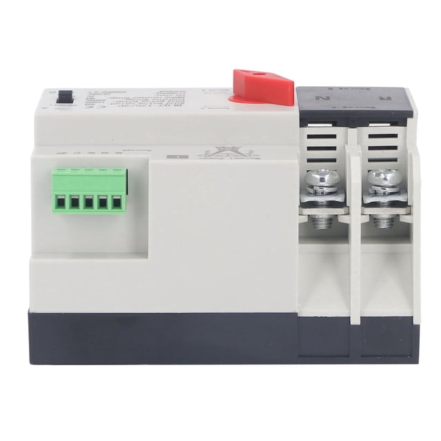 Interruptor de transferencia automática de doble potencia, 80 A, conmutación de milisegundos, generador, CA 110 V