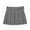 Gray, variant on Girls Pleated Skirt with Bow Decor Built-in Shorts Elastic Waist Mini Skirt Casual School Daily Wear for Kids (Ages 5-15 Years)