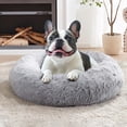 thumbnail image 1 of Cama para mascotas JOLLYVOGUE, pequeño y relajante, con forma de rosquilla, para perros y gatos, 1 of 8