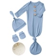 thumbnail image 5 of Conjunto de pijama para bebé SUZEL con nudos y viscosa de bambú 0-3M, 5 of 5