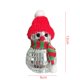 thumbnail image 3 of Bolas de discoteca con forma de muñeco de nieve y espejo Zmeidao, adornos plateados para colgar en el árbol de Navidad, decoración navideña para el hogar y fiestas., 3 of 7