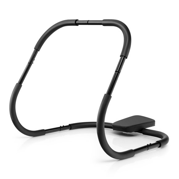 Patiojoy AB Fitness Trainer Abdominal & Core Strength Exercise Cruncher w/ Padded Headrest Black