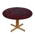 thumbnail image 3 of PIKWEEK  Valentine's Day Heart Round Tablecloth, Fitted Round Table Cloth with Elastic Edge Wipeable Table Protector for Indoor Outdoor Party Picnic, 3 of 7