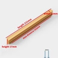 thumbnail image 2 of Jinsinto 10pcs Golden Furniture Handle Golden Handle(Hole Centers:192mm, Golden), 2 of 5