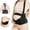 black, variant on Pregnancy Support Belt, Adjustable Maternity Belly Band with Back Strap for Pregnant Mom Daily Use