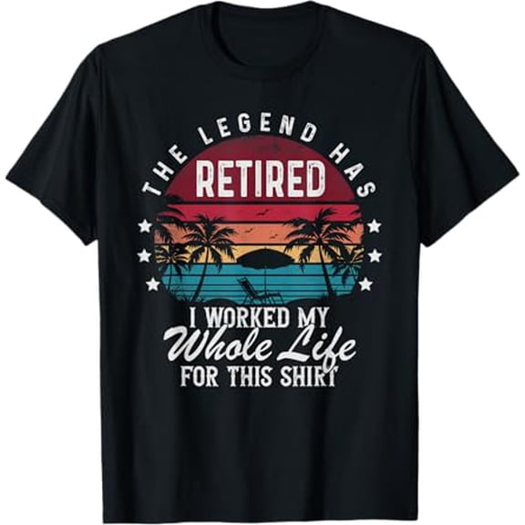 Vintage Retirement Funny Retired Men Women T-Shirt