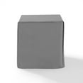 thumbnail image 5 of Crosley Furniture Patio Polyester Fabric End Table Cover in Gray, 5 of 5