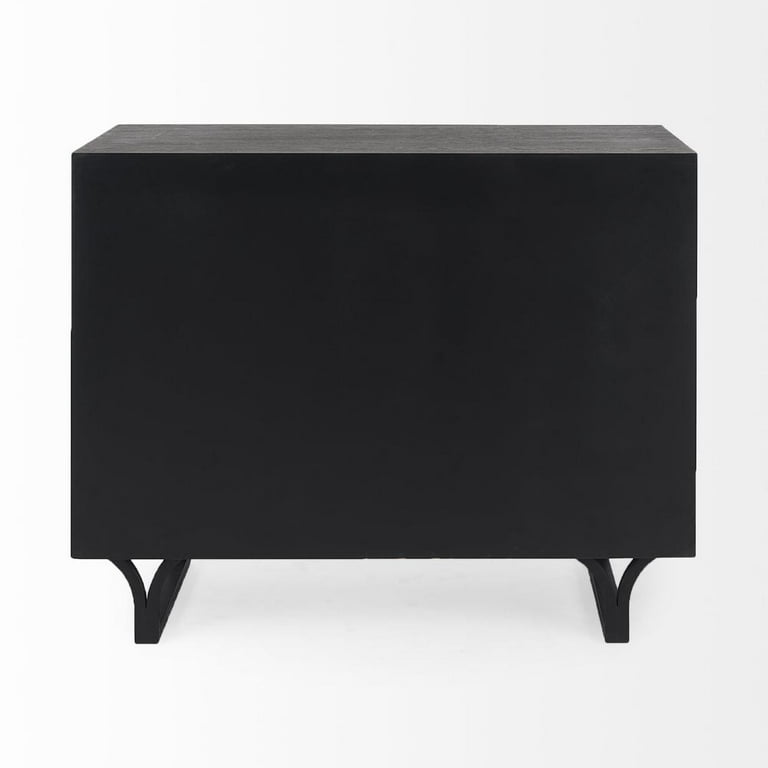 Contemporary Dark Oval Accent Cabinet Contemporary Dark Oval Accent Cabinet