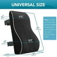 thumbnail image 5 of Lumbar Support Pillow for Office Chair - Ergonomic Back Support Cushion with Adjustable Straps, Breathable 3D Mesh Cover, Ideal for Car, Computer & Home Use, 5 of 9