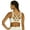 Oatmeal, variant on Strappy Back Sports Bra, Super Soft Recycled Polyester, Double Straps, XS–XL