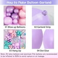 thumbnail image 6 of Mermaid Balloon Arch Kit, Pink Purple Mermaid Tail Arch Party Supplies with Star Tail Foil Balloons for Mermaid Theme Baby Shower Birthday Party Decorations, 6 of 13