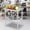 24*48 Inch, variant on Accreate Commercial Stainless Steel Prep Table with Adjustable Undershelf, Rounded Corner Heavy Duty Work Table for Kitchen, Restaurant, Garage, Outdoor Use, Multiple Sizes
