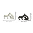 thumbnail image 3 of Usloyux Dog Figurines Decor, 3D Printed Dog Statues Memorial Gifts, Pet Lover Home Decor For Living Room Bedroom Office Shelf Display, Dog Themed Collectible Decorations, 3 of 6
