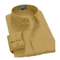 thumbnail image 2 of Men's Long Sleeve Regular Fit Point Collar Dress Shirt, 2 of 2