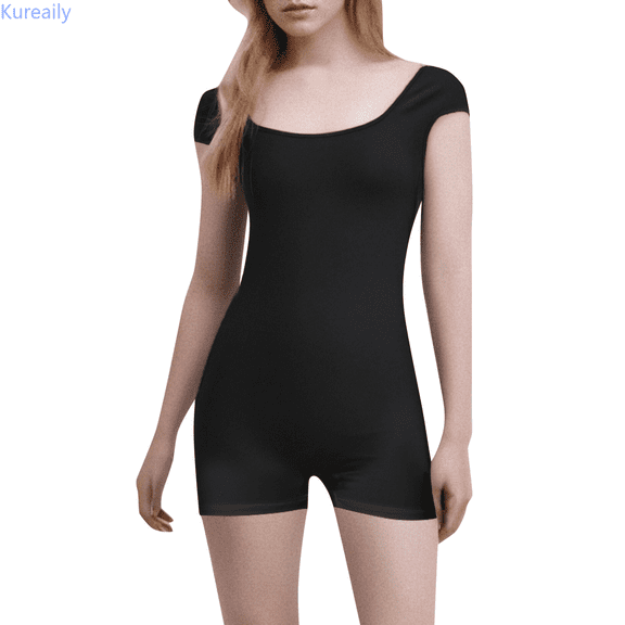 Kureaily Sleeveless Backless Bodycon Romper For Women Casual Short Jumpsuit For Home And Leisure Wear Women Stretchy Trousers