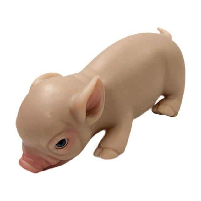 Figura de cerdo de juguete, mini cerdito de juguete realista para dormitorio interior y fiesta.