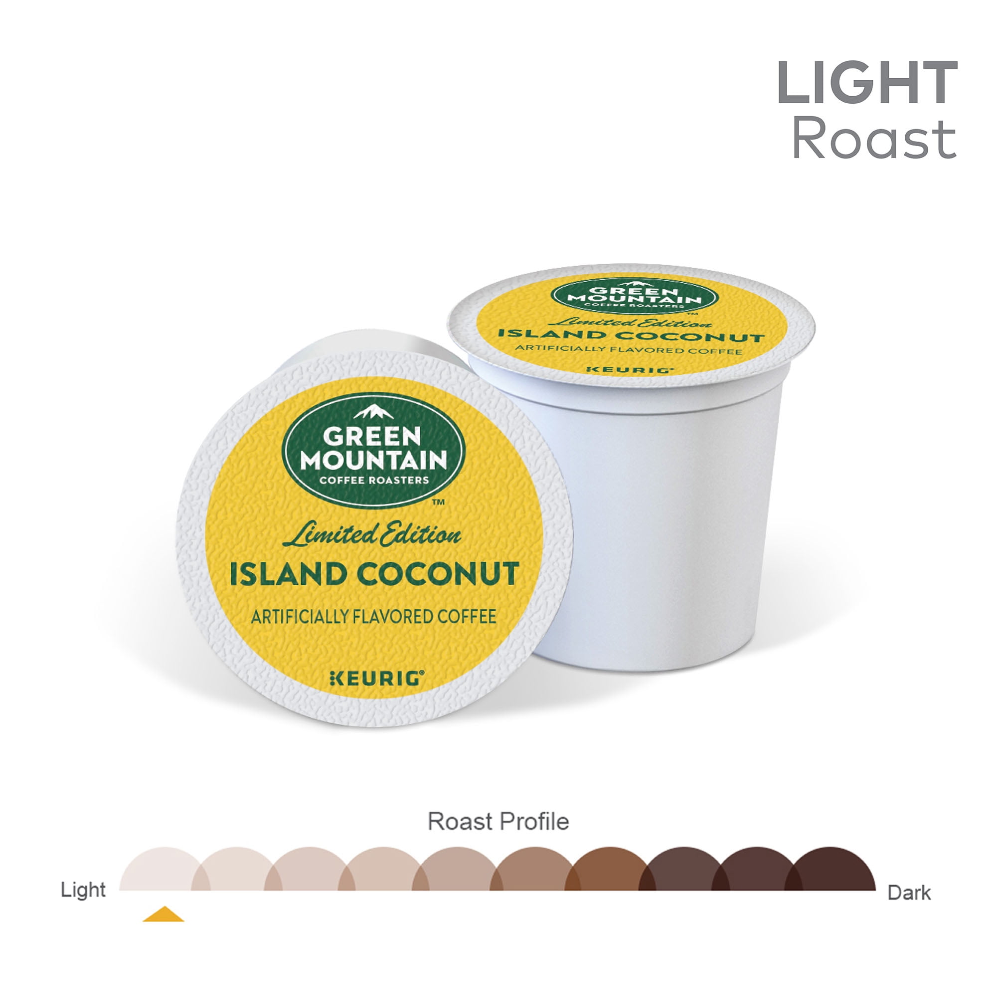 Green mountain island shop coconut k cups